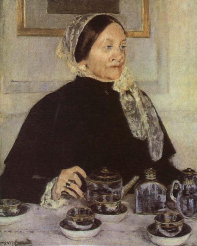 Mary Cassatt Lady at the Tea Table